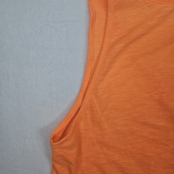 PINK Victorias Secret Womens Sz XS Neon Orange Tank Top No Basic Beaches - Picture 16 of 16
